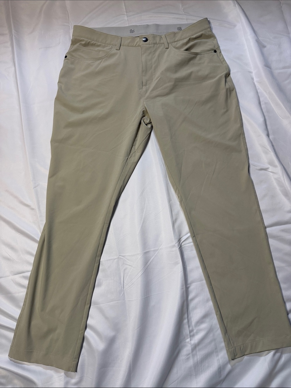 Black Clover Jack Slack Pant - Khaki breathable lightweight stretch